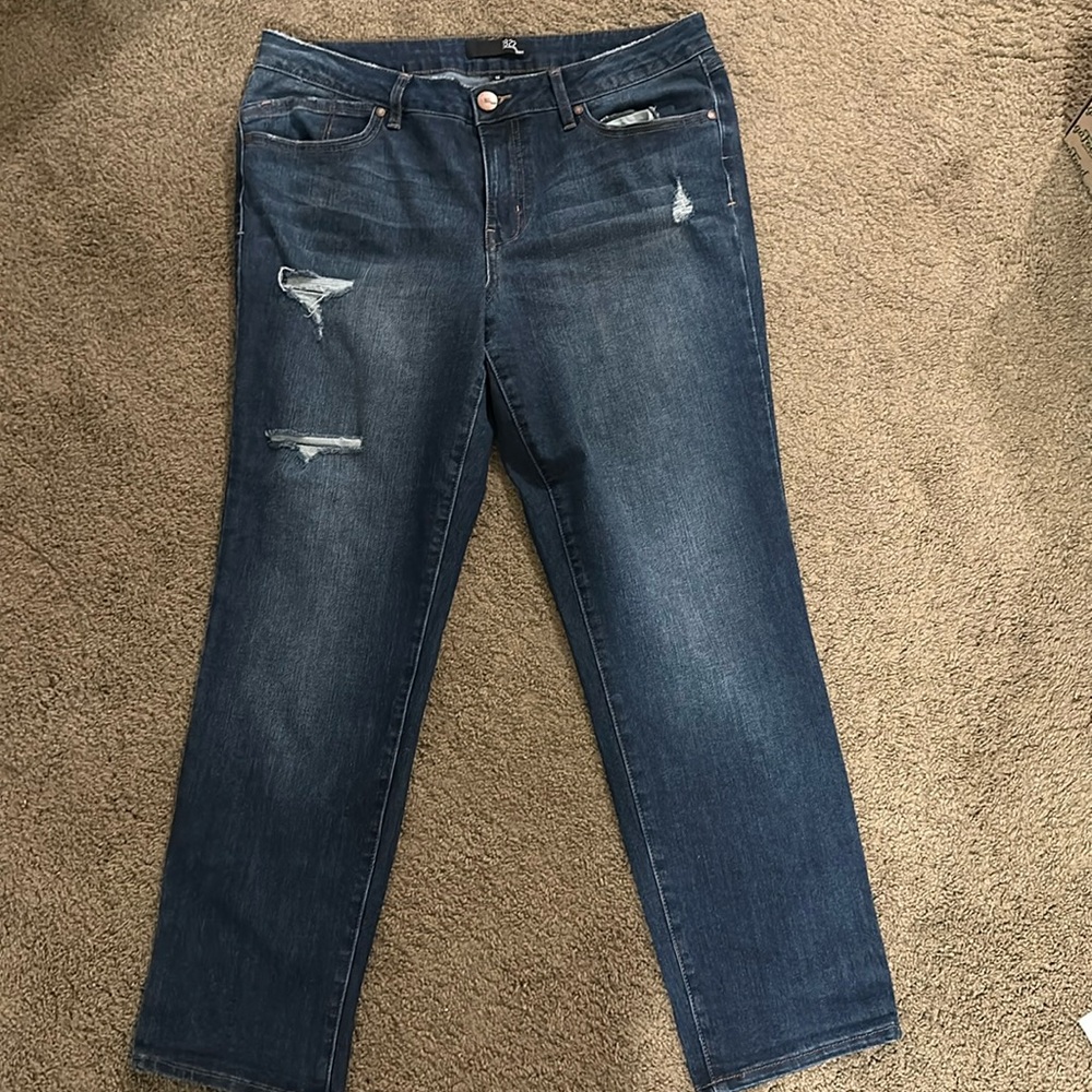 1822 Denim Relax Ankle Skinny Stretch Jeans Size 14